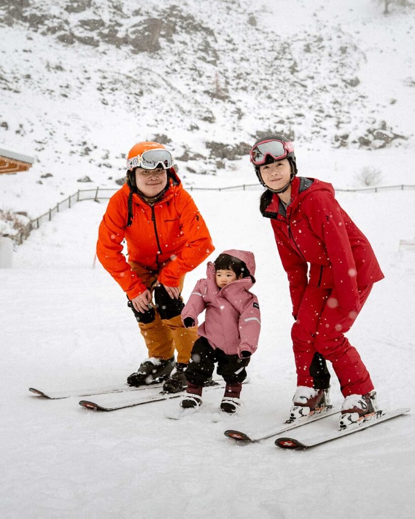 Ski trip with the family